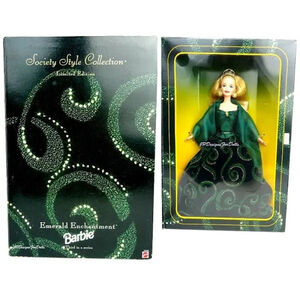 1996 Limited Edition Emerald Enchantment Blonde Barbie Doll